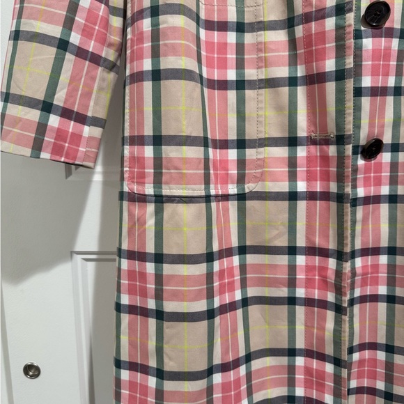 Boden Spring Plaid Trench coat - Picture 8 of 11